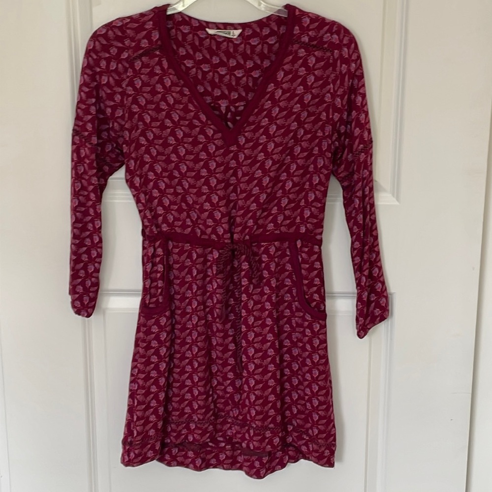 Mountain Khakis Maroon Harvest Dress Large